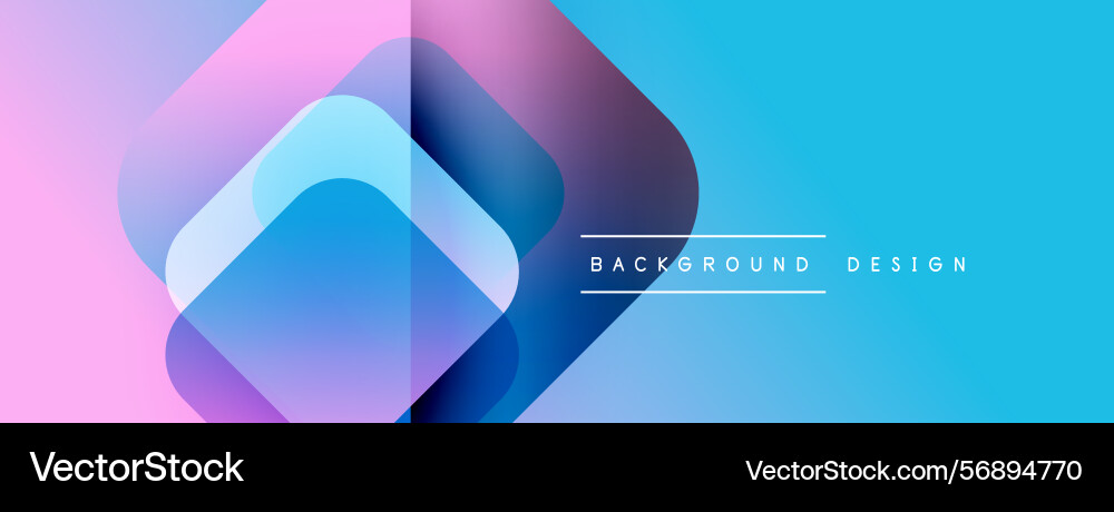 Abstract geometric shapes overlap creating Abstract geometric shapes overlap creating vector image