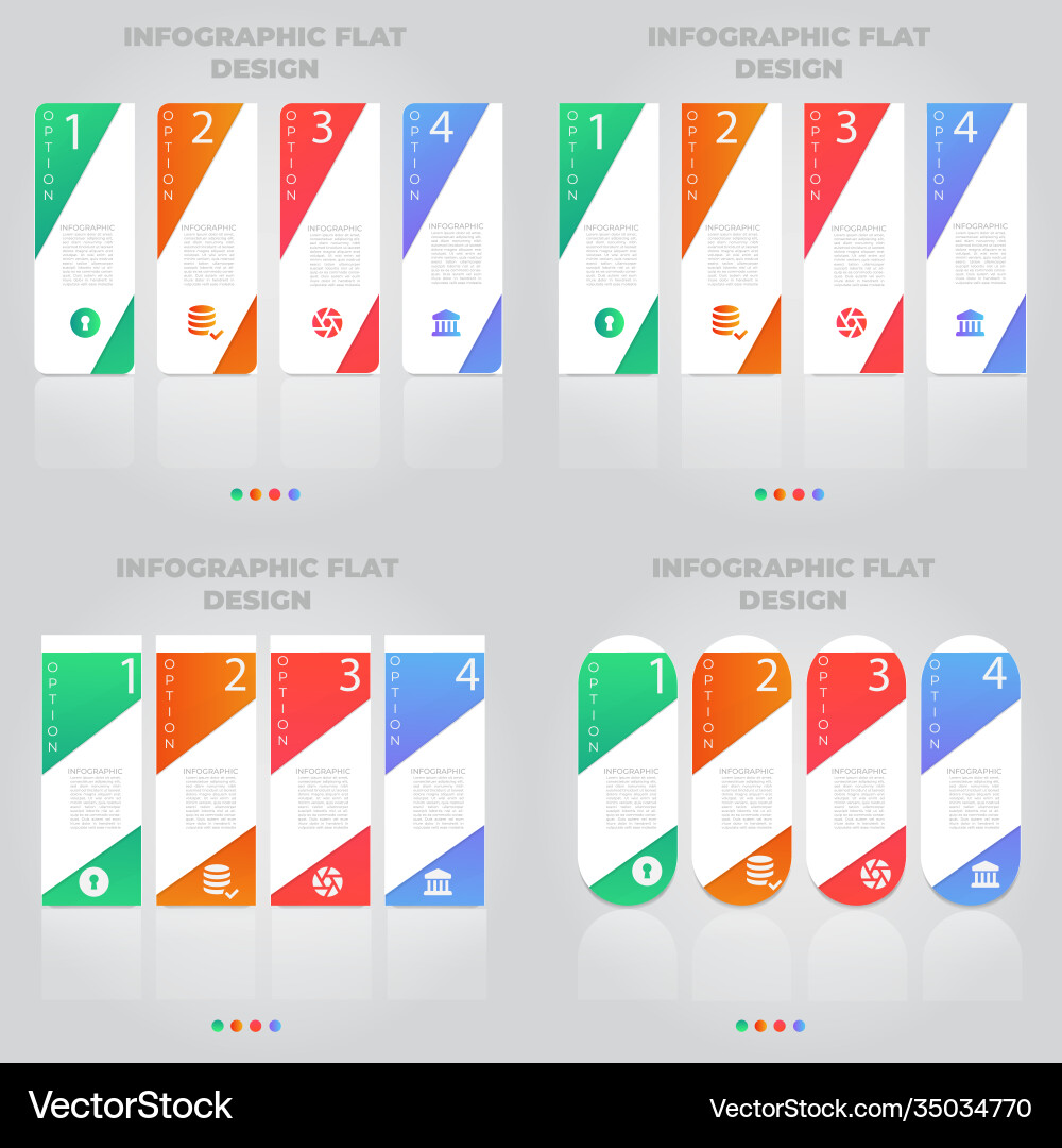 Business data visualization process chart Vector Image