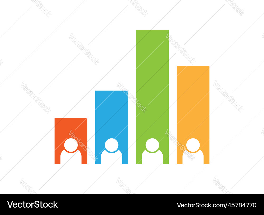 Exit polling icon in flat style ballot results Exit polling icon in flat style ballot results vector image