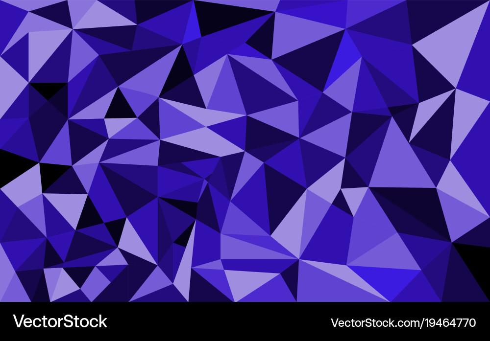 Geometric polygon background retro triangle vector image