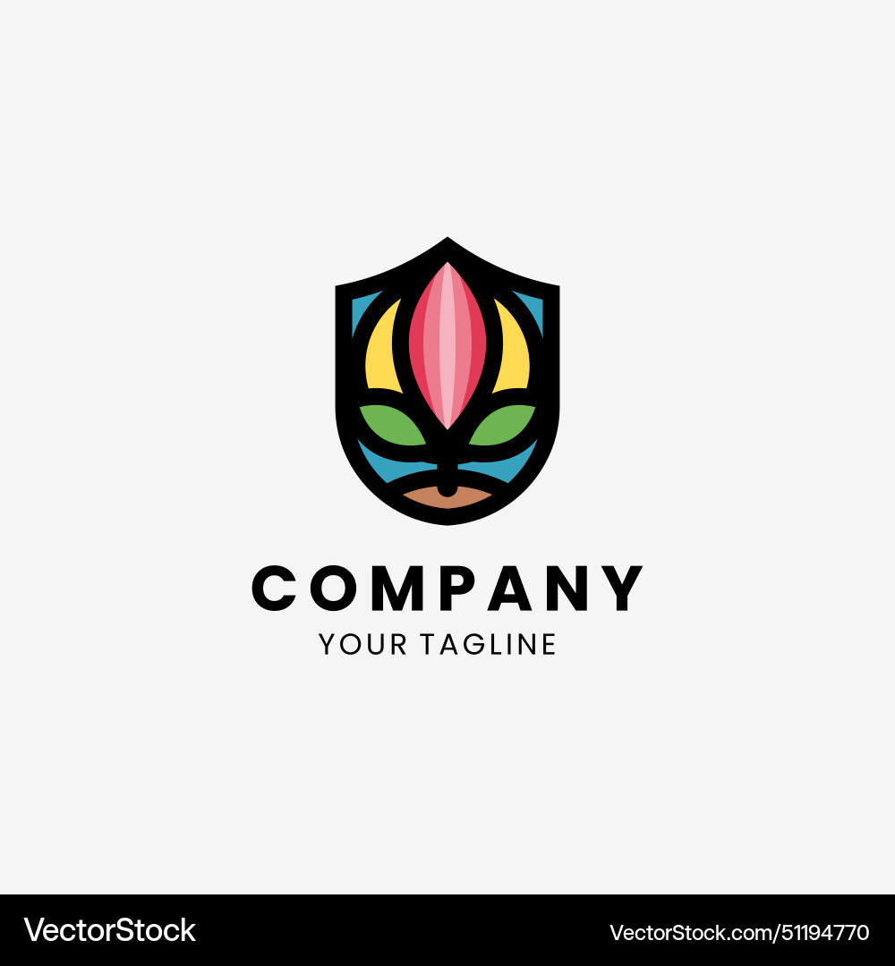 Logo template design Royalty Free Vector Image