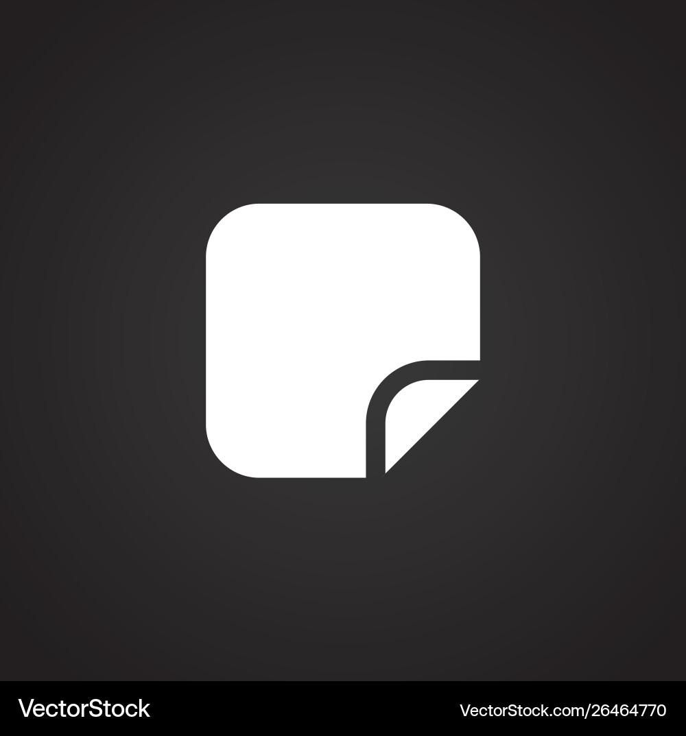 Option button icon on background for graphic Vector Image