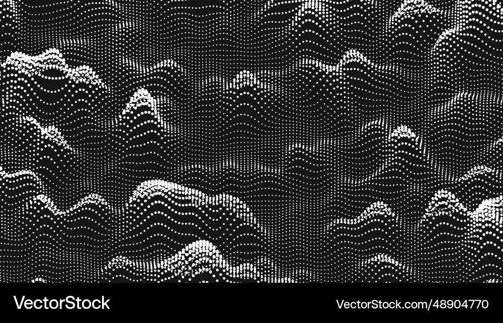 Point wave bump texture abstract dot background Point wave bump texture abstract dot background vector image