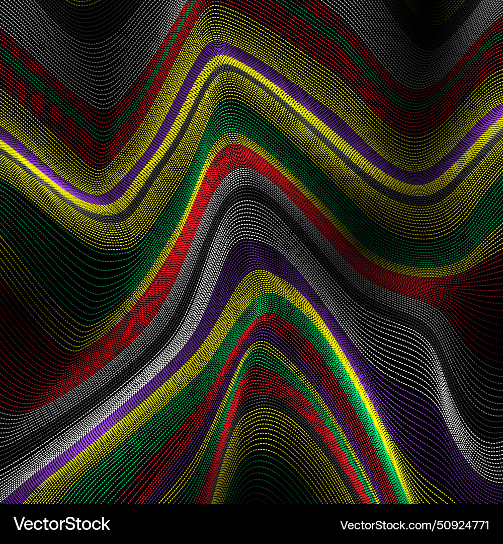 Abstract background of colored lines Vector Image