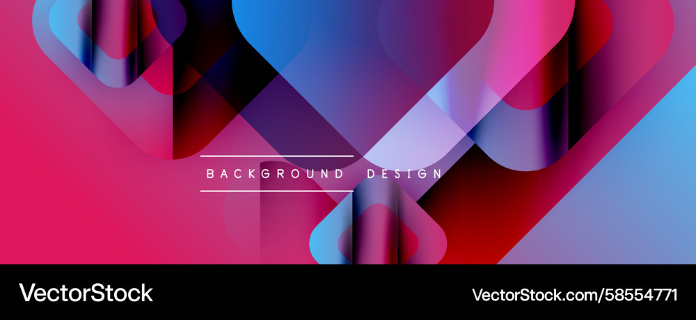 Abstract geometric shapes overlap creating Abstract geometric shapes overlap creating Vector Image