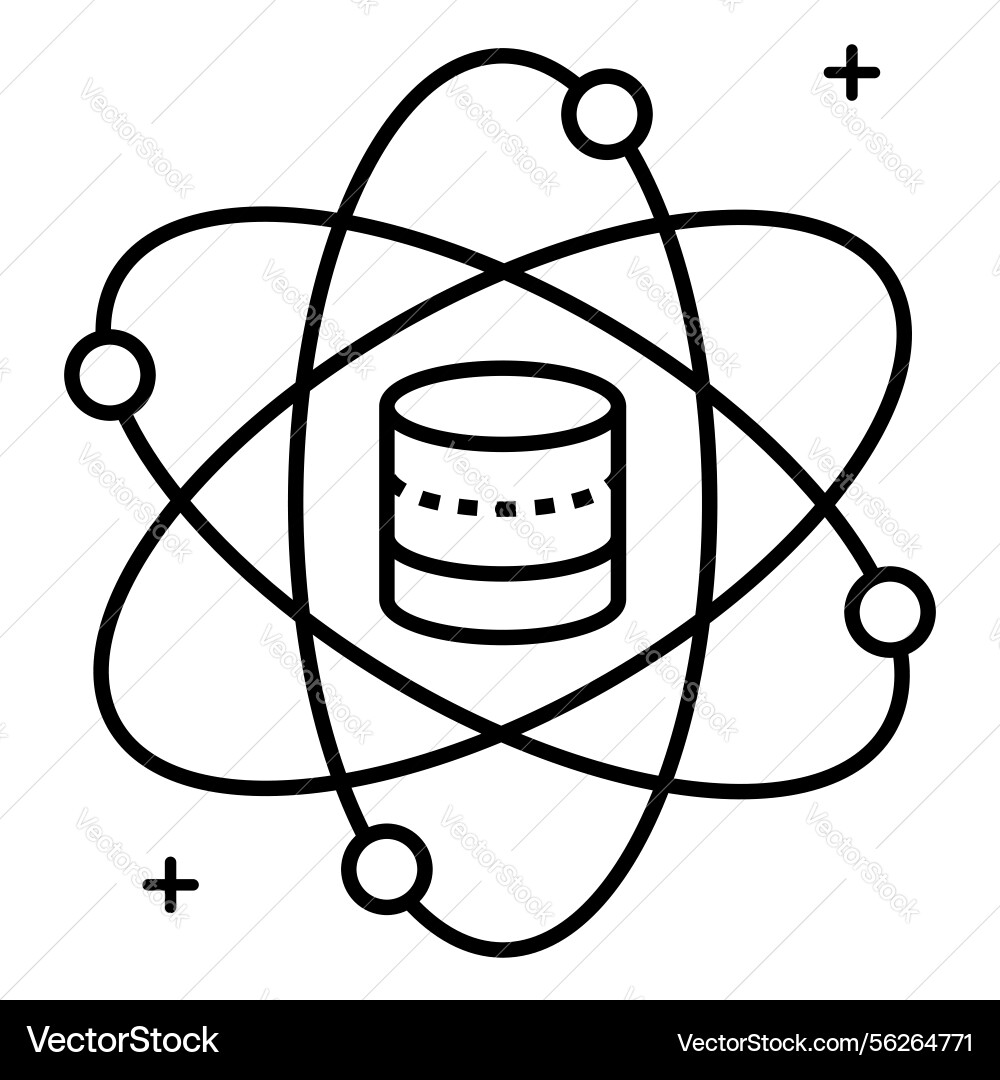Big data and analytics concept icon design Big data and analytics concept icon design vector image