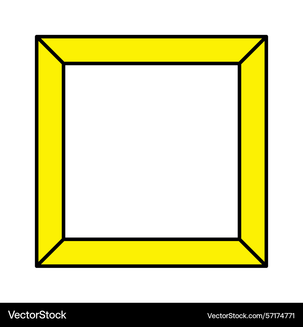 Elegant and simple frame with no text vector image