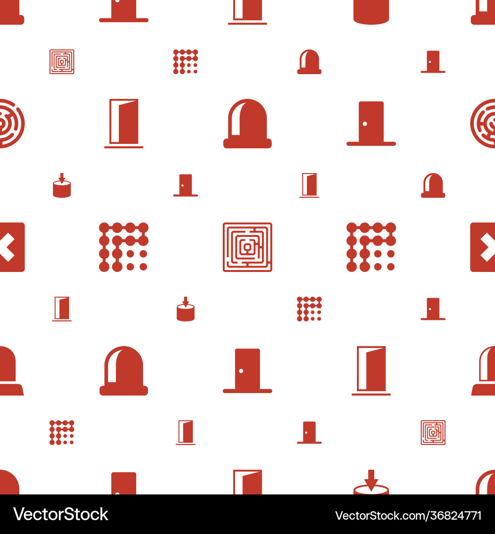 Exit icons pattern seamless white background Exit icons pattern seamless white background vector image