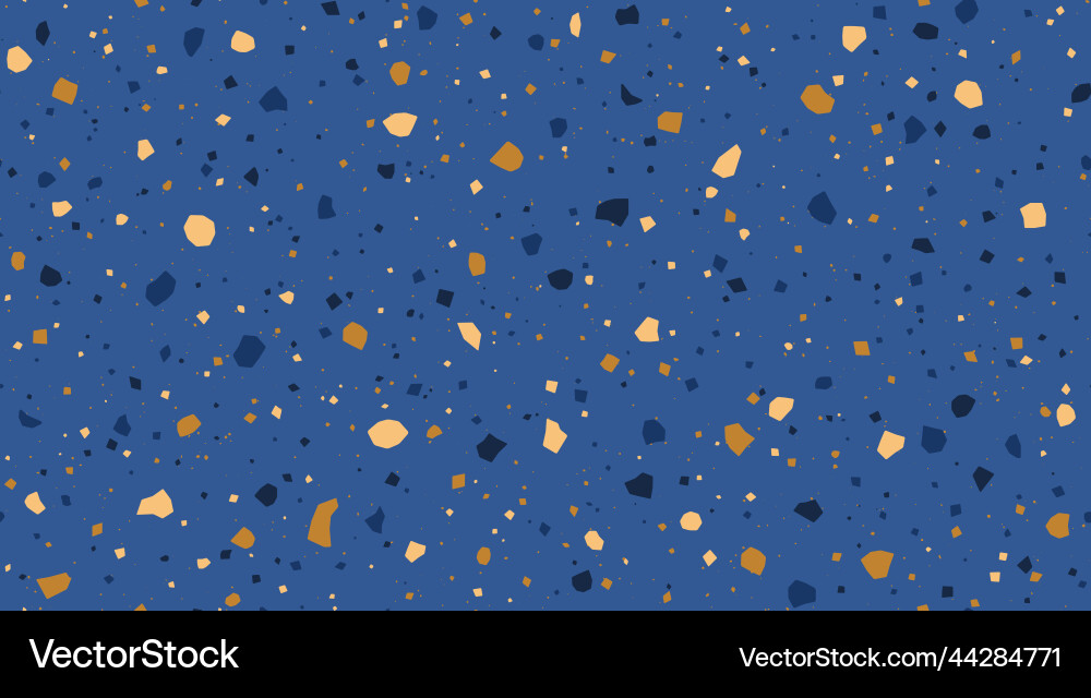 Terrazzo seamless pattern repeating floor texture Vector Image