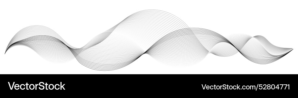 Undulate wave swirl swoosh soundwave frequency Undulate wave swirl swoosh soundwave frequency vector image