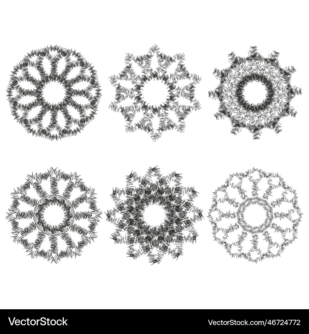 Abstract geometric circular shape element Abstract geometric circular shape element Vector Image