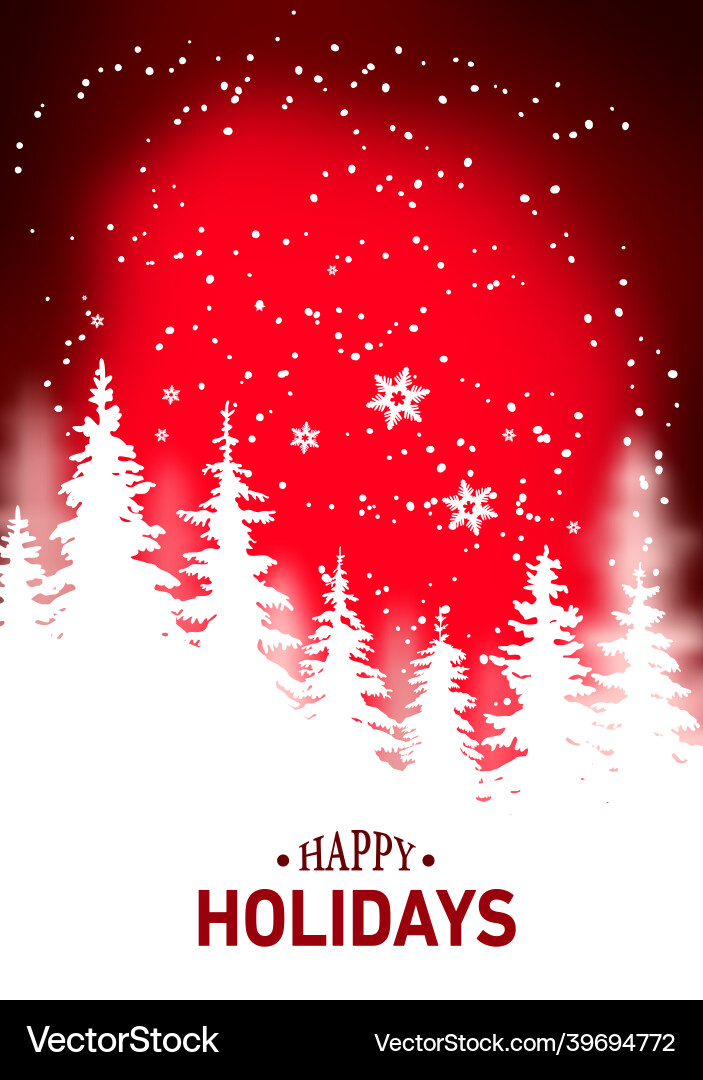 Christmas invitation or greeting card Christmas invitation or greeting card vector image
