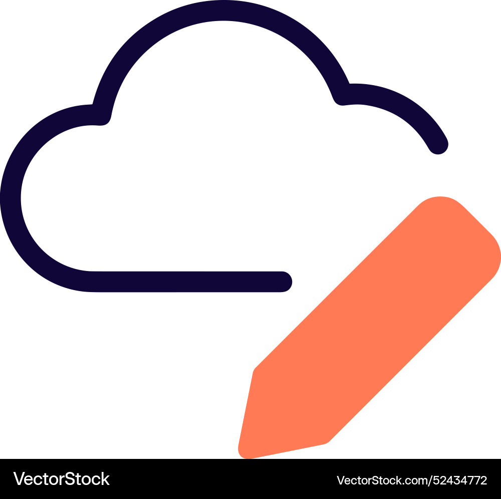 Cloud storage icon symbol image of the database Cloud storage icon symbol image of the database Vector Image