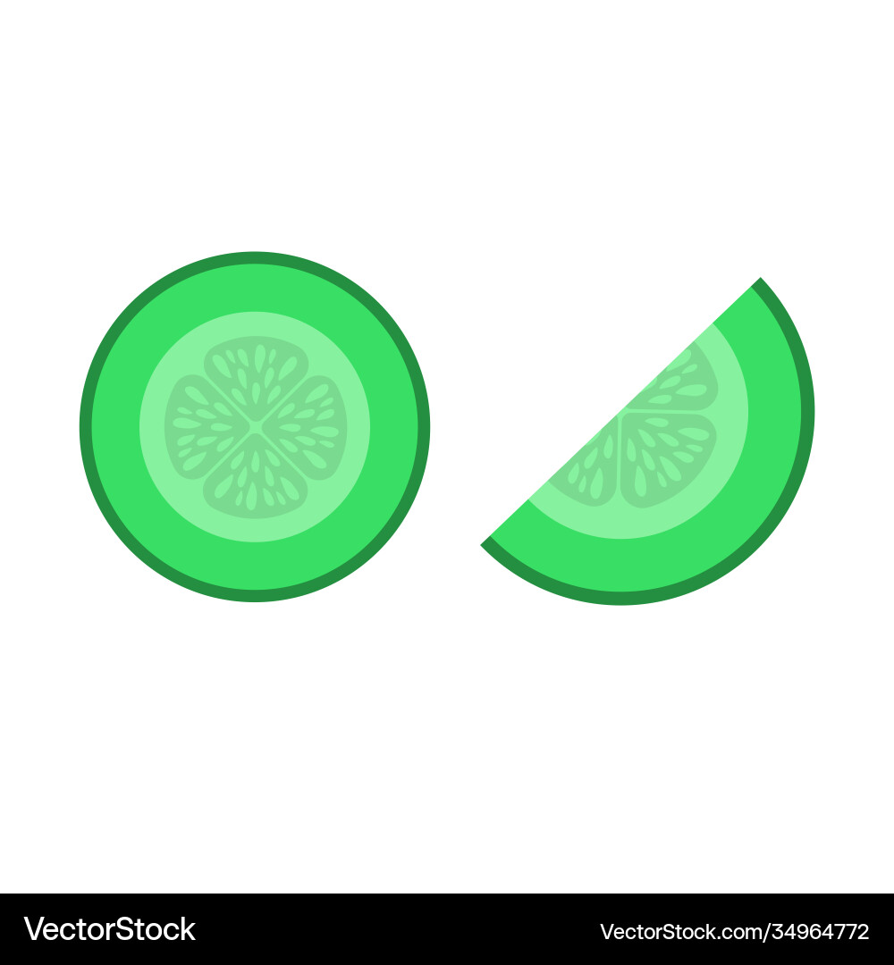 Lime slice green color file for web vector image