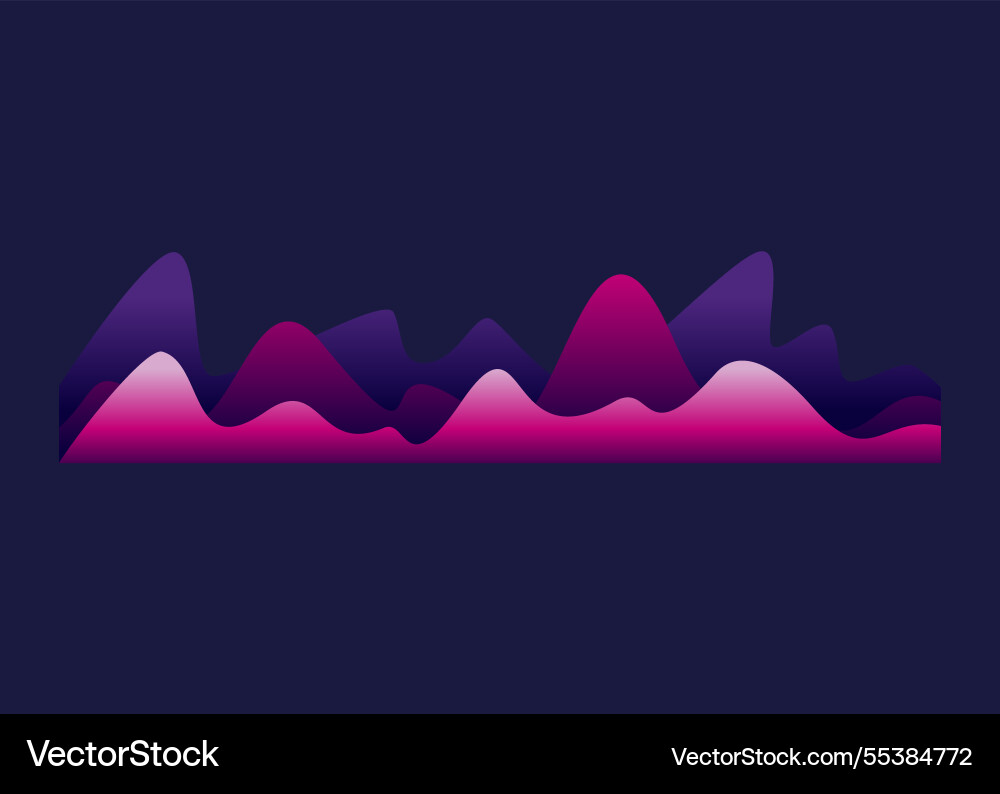 Sound waves equalizer frequency audio waveform Sound waves equalizer frequency audio waveform vector image