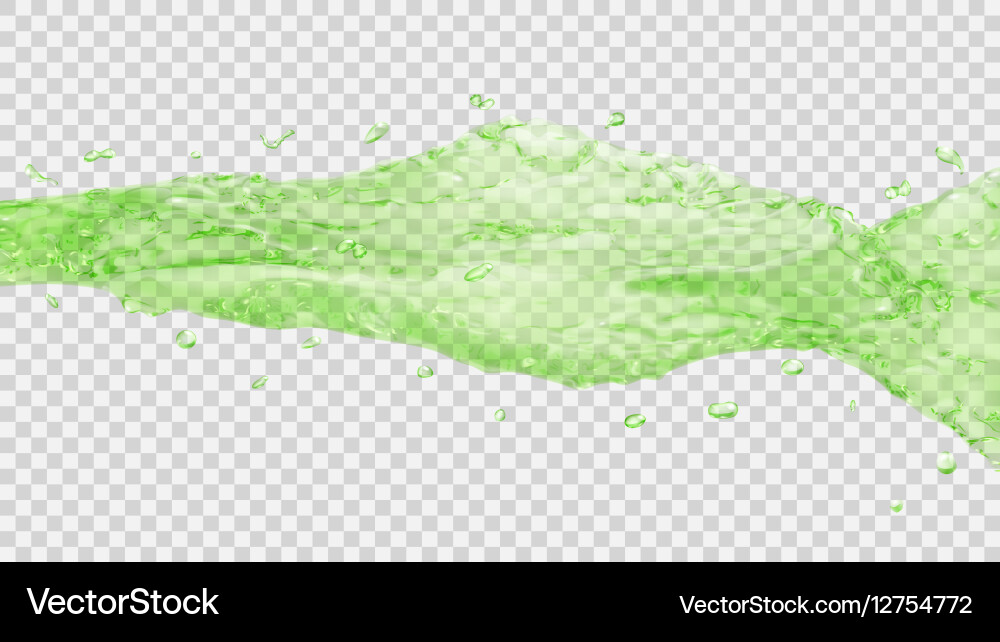 Transparent water jet Royalty Free Vector Image