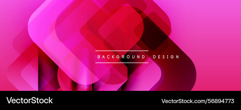 Abstract geometric shapes overlap creating Vector Image