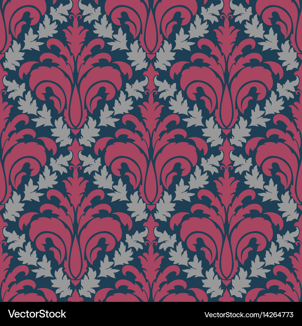 Elegant Damask Pattern Vector Image