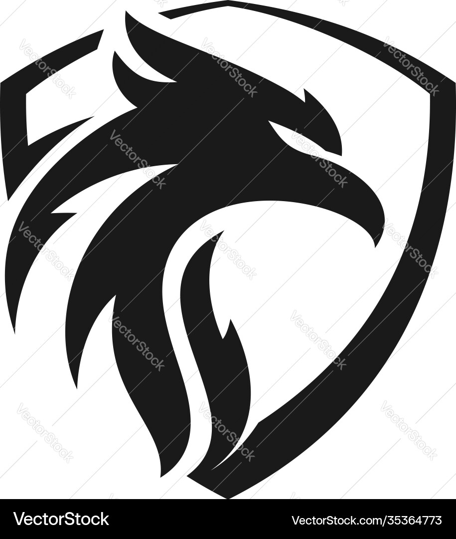 Majestic Eagle Logo Vector Image