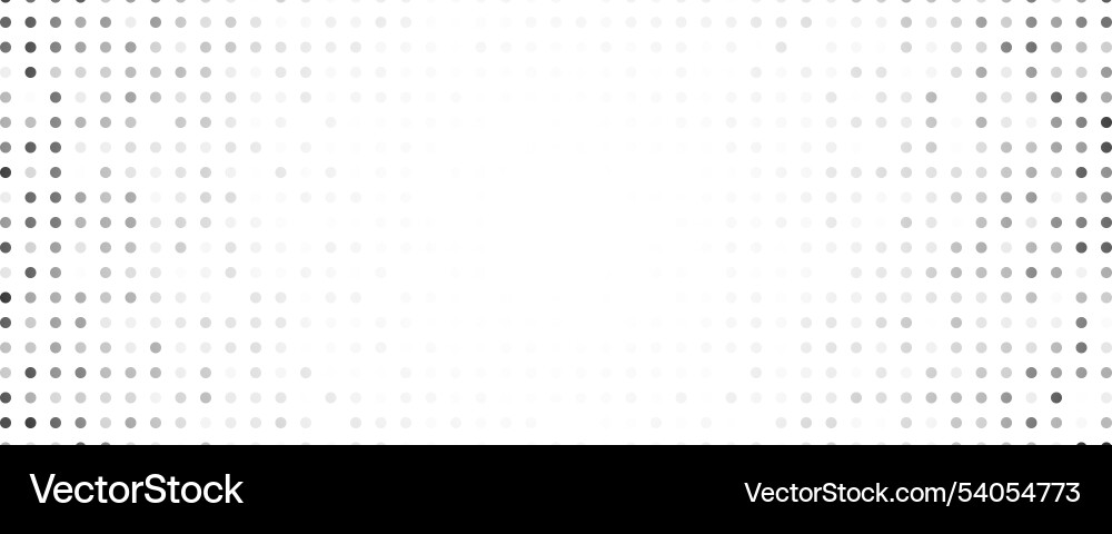 Monochrome halftone background with dots Monochrome halftone background with dots vector image