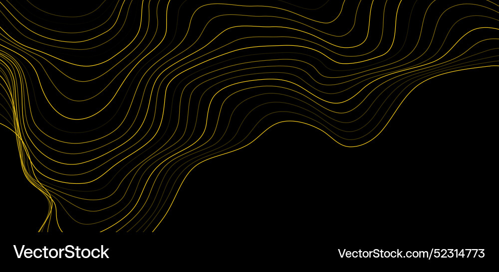 Orange minimal wavy lines abstract futuristic tech Orange minimal wavy lines abstract futuristic tech Vector Image