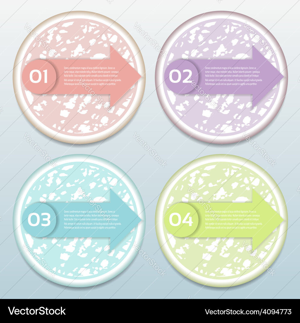 Progress background product choice or version Vector Image