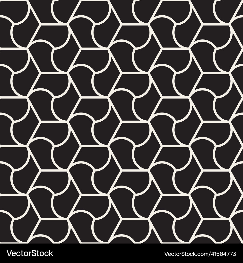 Seamless pattern repeating geometric elements Vector Image