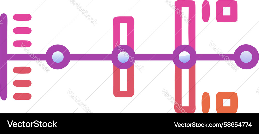 Abstract data structure representing complex Vector Image