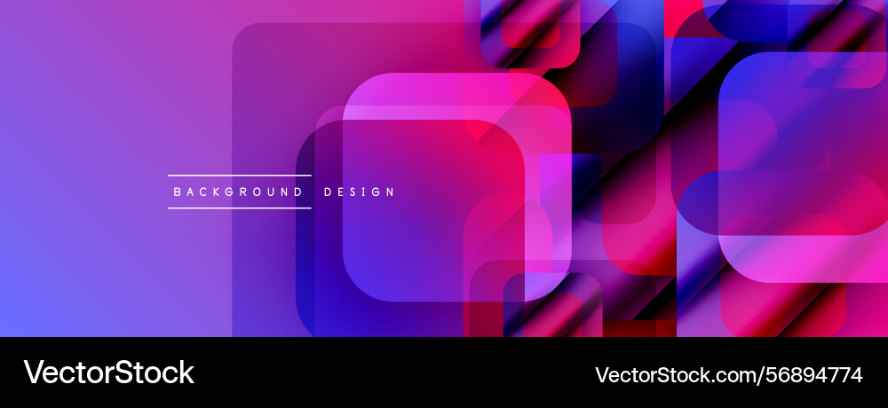 Abstract geometric shapes overlap gradient Abstract geometric shapes overlap gradient vector image