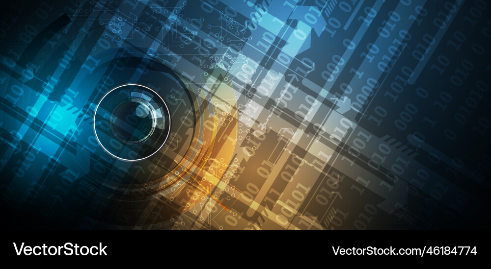 Artificial intelligence technology web background Artificial intelligence technology web background Vector Image