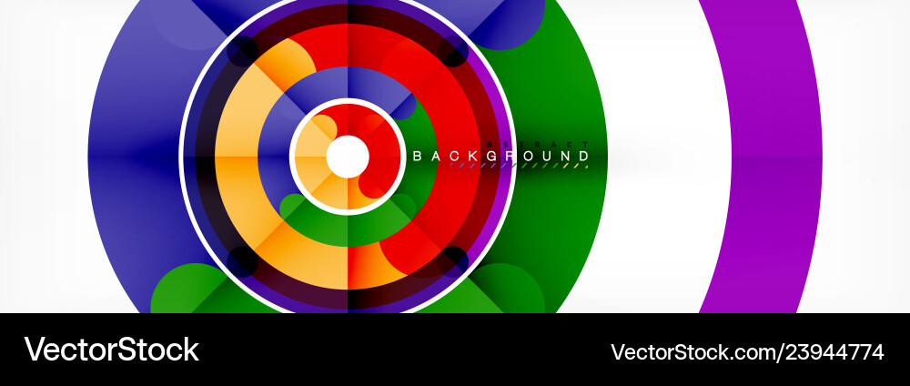 Circular lines design background Vector Image