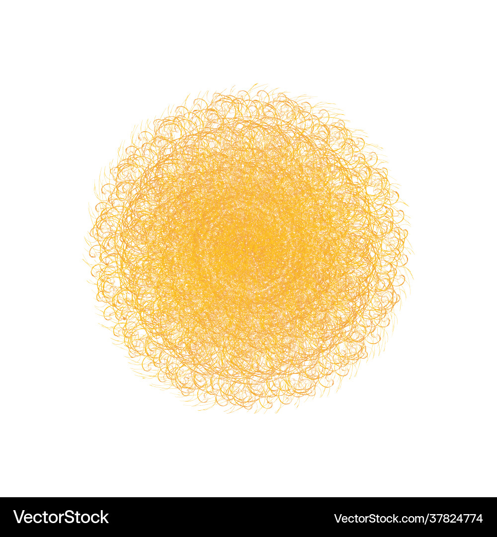 Golden Thread Sphere Royalty Free Vector Image