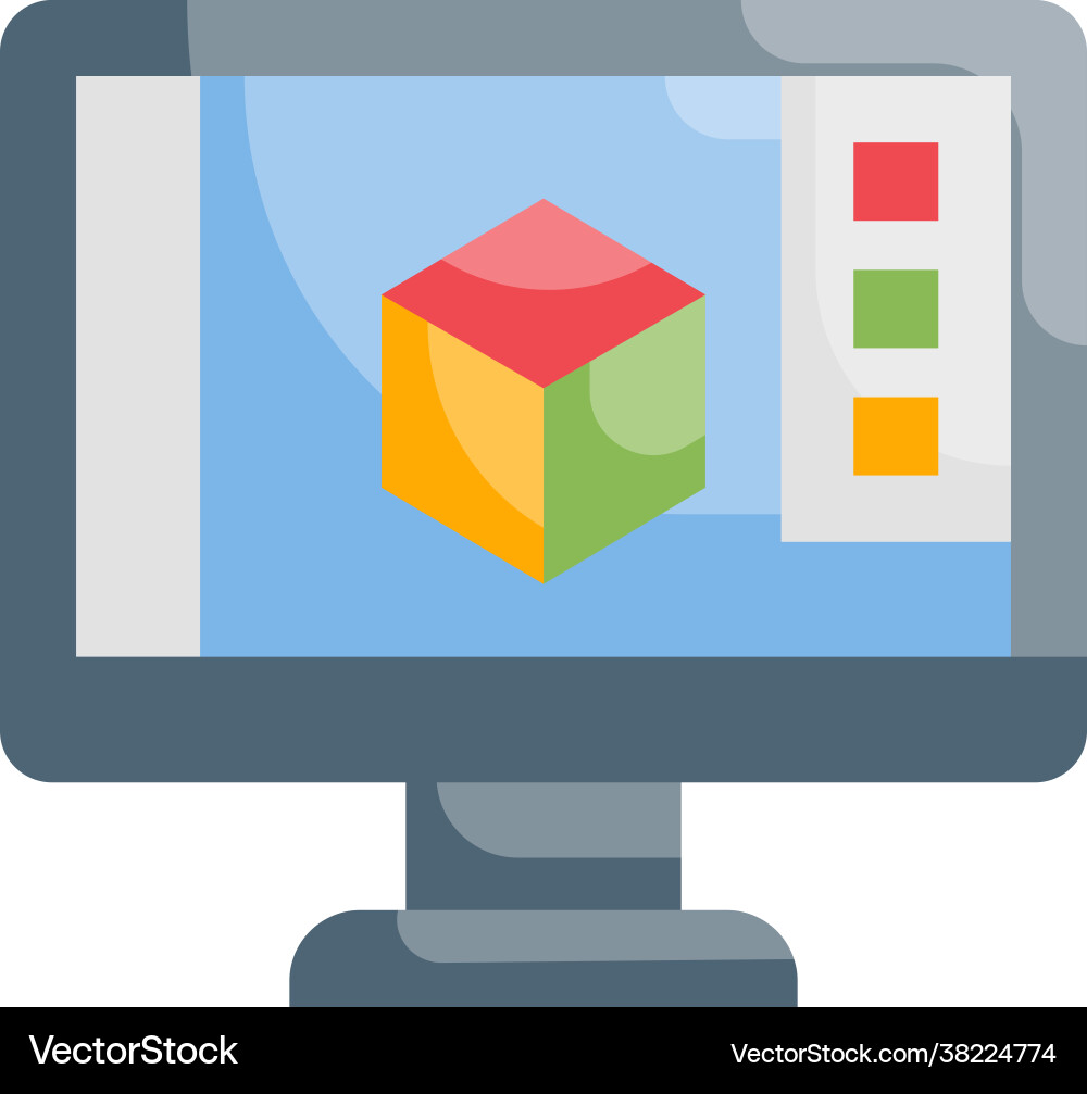 Graphics software style Vector Image