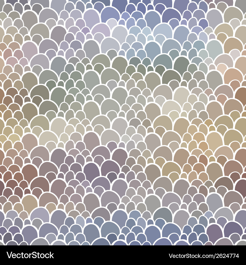 Seamless pattern with abstract scale texture vector image