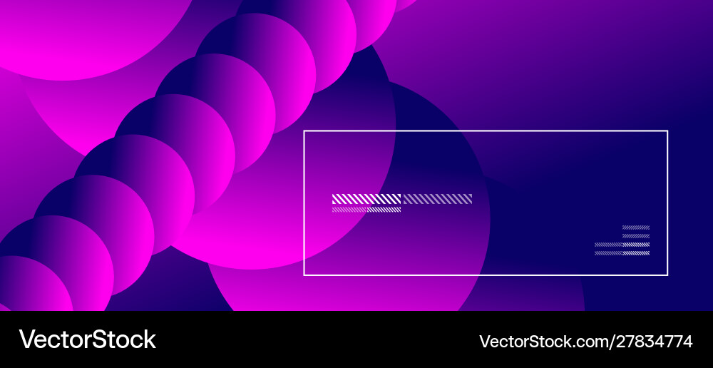 Simple abstract background with neon color circles Simple abstract background with neon color circles Vector Image