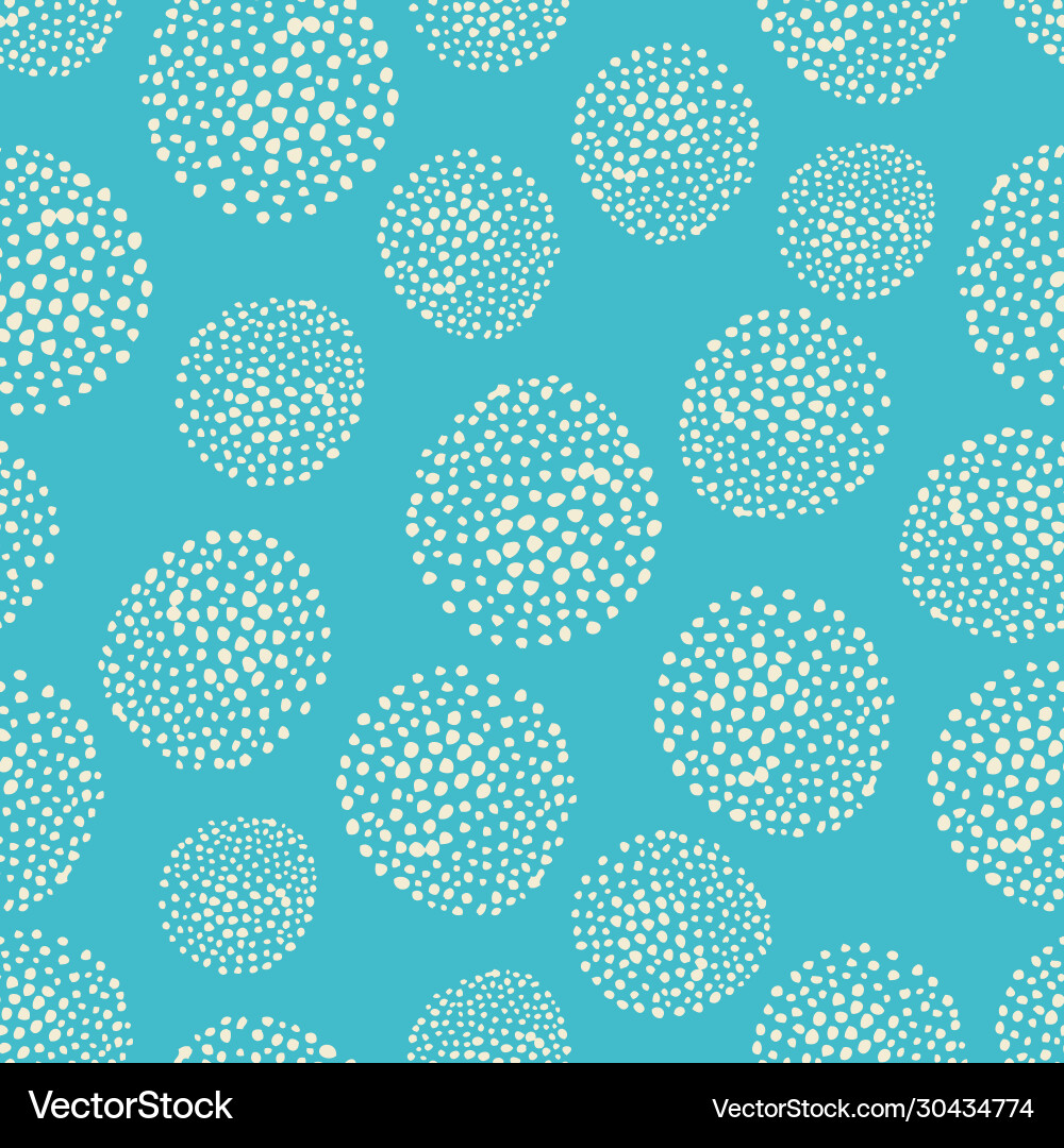 Spotty circular repeat pattern circle dot Spotty circular repeat pattern circle dot Vector Image