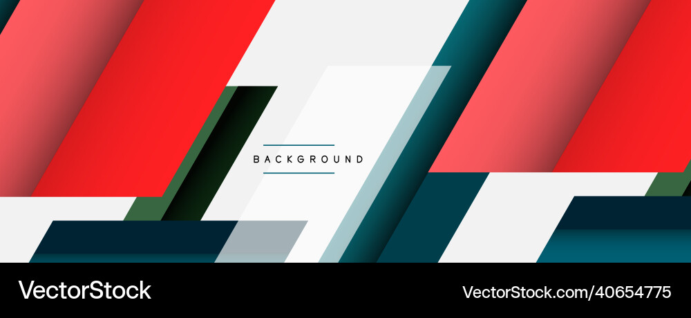Background abstract overlapping color Vector Image