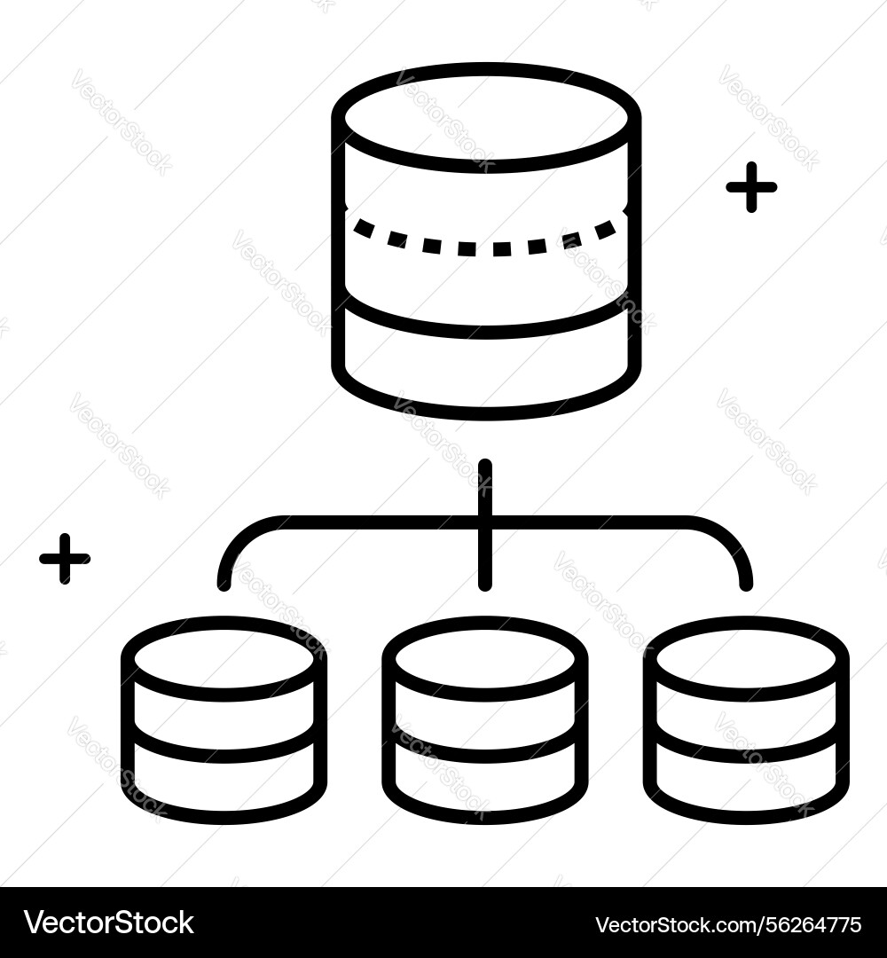 Big data science and analytics icon design Big data science and analytics icon design vector image