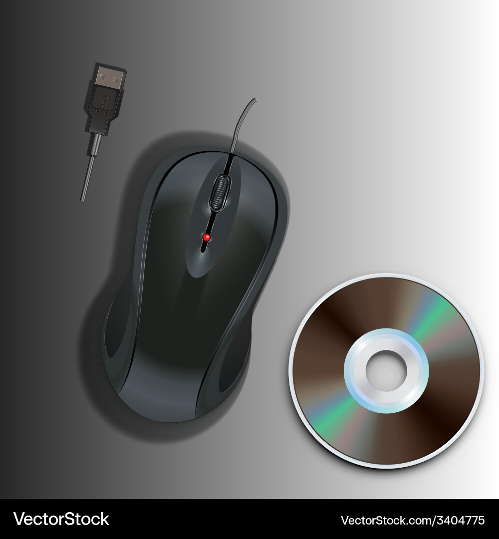 Computer Disks und DVDs Vektorbild