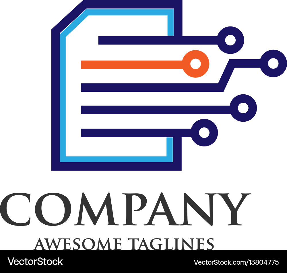 Digital Print Document vector image