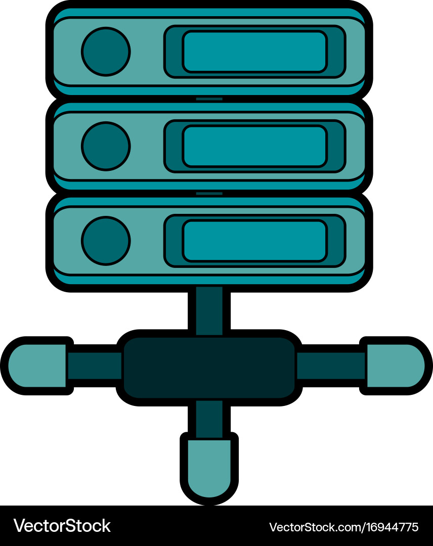 Servers web hosting related icons icon image Vector Image