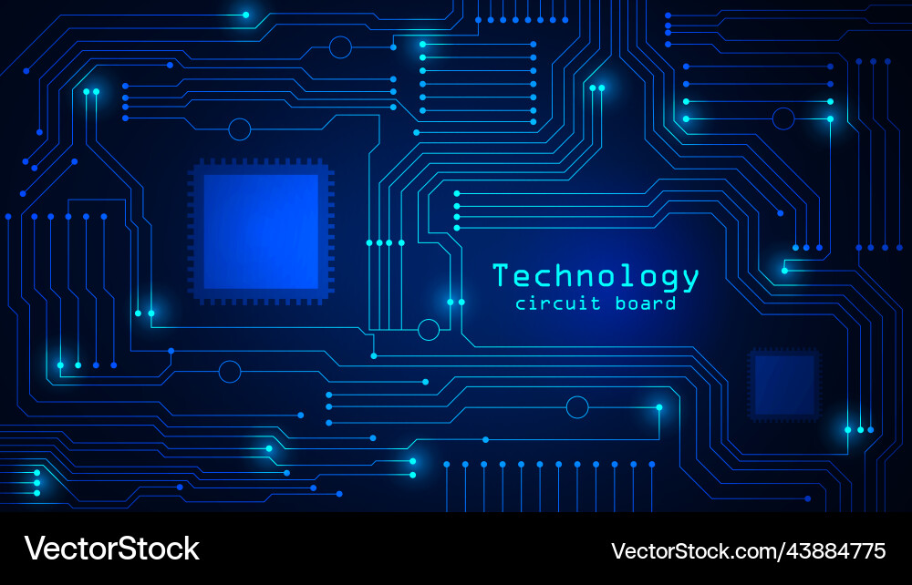 Technology background with hi-tech digital data Technology background with hi-tech digital data vector image