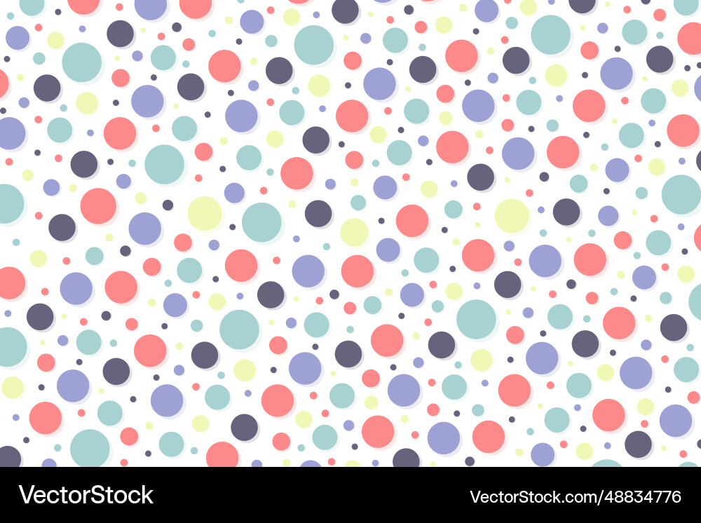 Abstract colorful random circles pattern design Abstract colorful random circles pattern design Vector Image