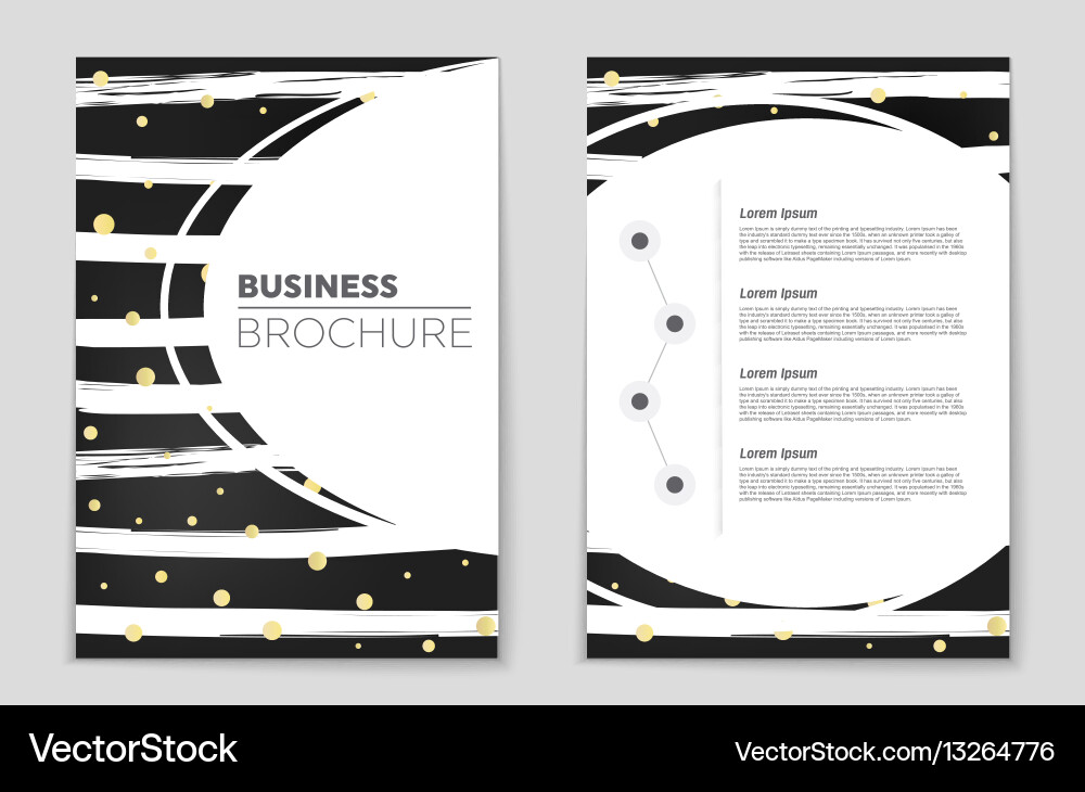 Abstract layout background set for art Vector Image