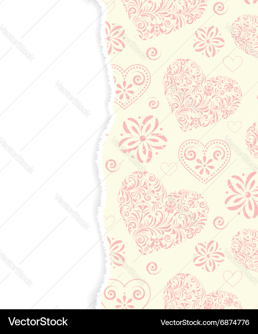 Abstract pattern with torn paper Vector Image