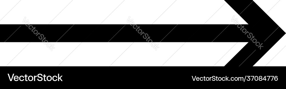Black arrow pointing right shape element Black arrow pointing right shape element Vector Image