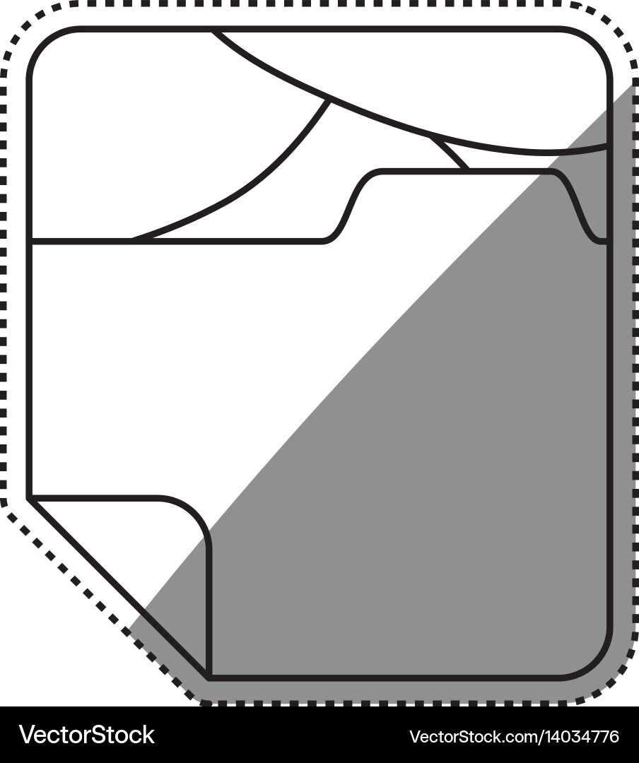 Browser web interface vector image