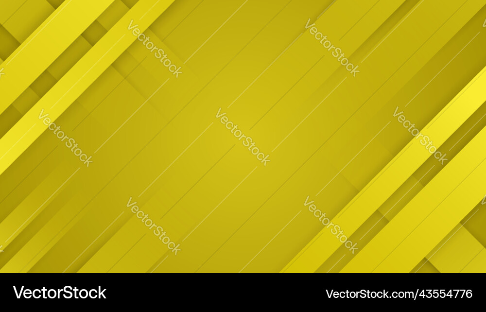 Dynamic line background with yellow gradient vector image
