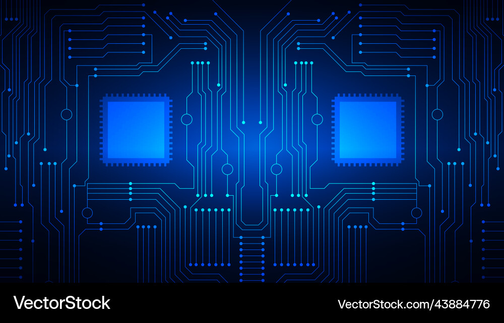 Technology background with hi-tech digital data Technology background with hi-tech digital data vector image