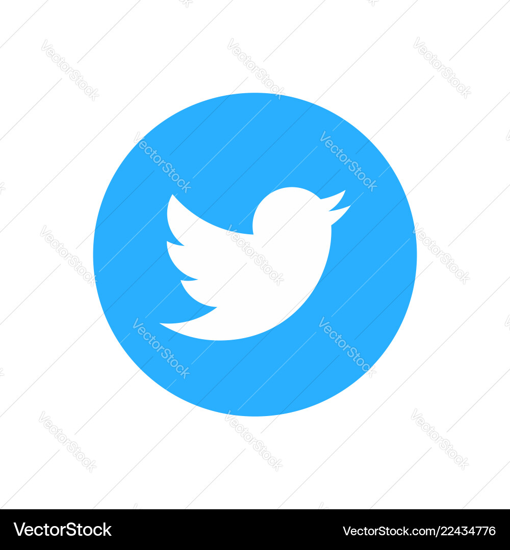 twitter download Twitter icon design Royalty Free Vector Image - VectorStock